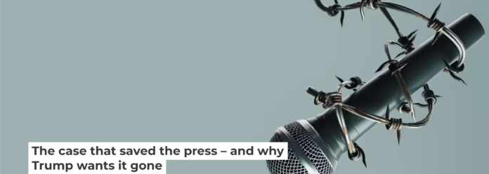Donald Trump wants to restrict journalists’ ability to publish or broadcast critical stories. Mesh cube, iStock/Getty Images Plus